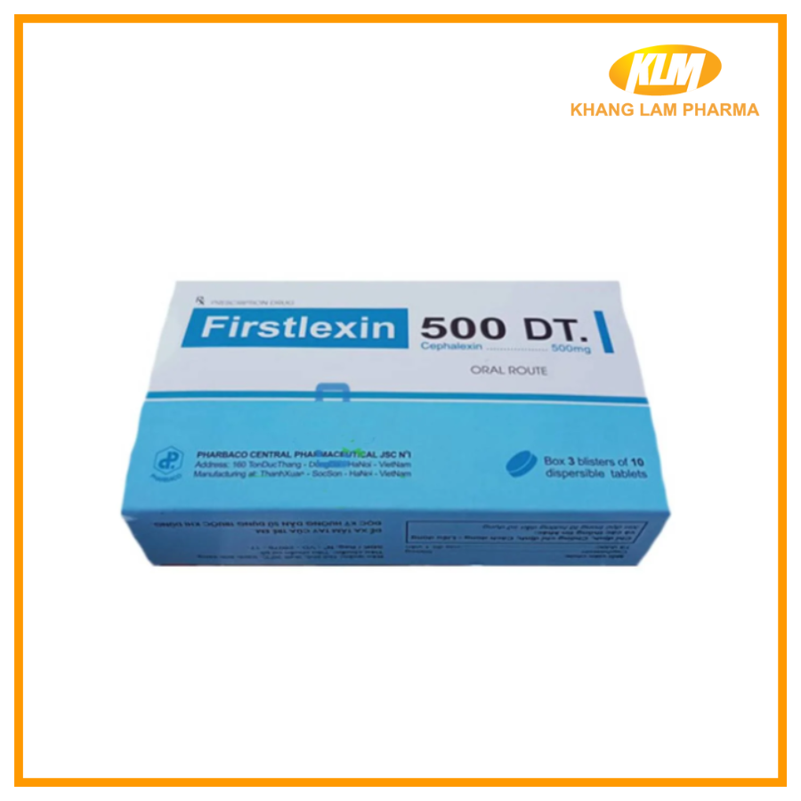 Firstlexin 500 DT -  Điều trị nhiễm khuẩn
