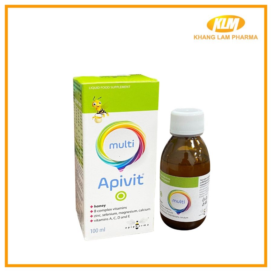 APIVIT Multi - Bổ sung Vitamin và khoáng chất cần thiết (Lọ 100ml)