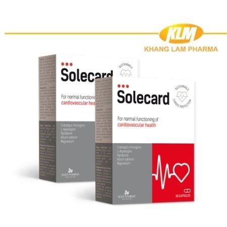 Solecard - Thực phẩm tăng cường sức khỏe tim mạch, điều hòa huyết áp, nhập khẩu Châu Âu
