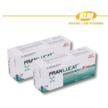 Franlucat 5mg - Thuốc điều trị bệnh hen suyễn hiệu quả