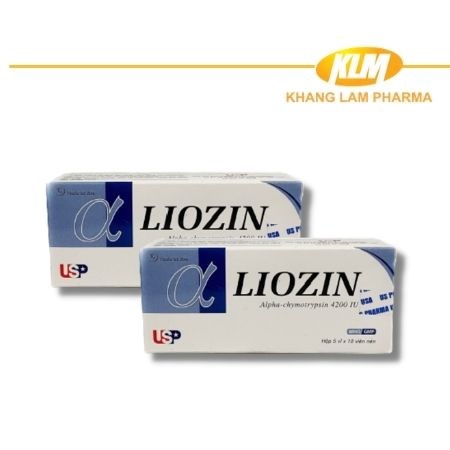 Liozin - Kháng viêm, điều trị phù nề sau chấn thương hoặc sau phẫu thuật
