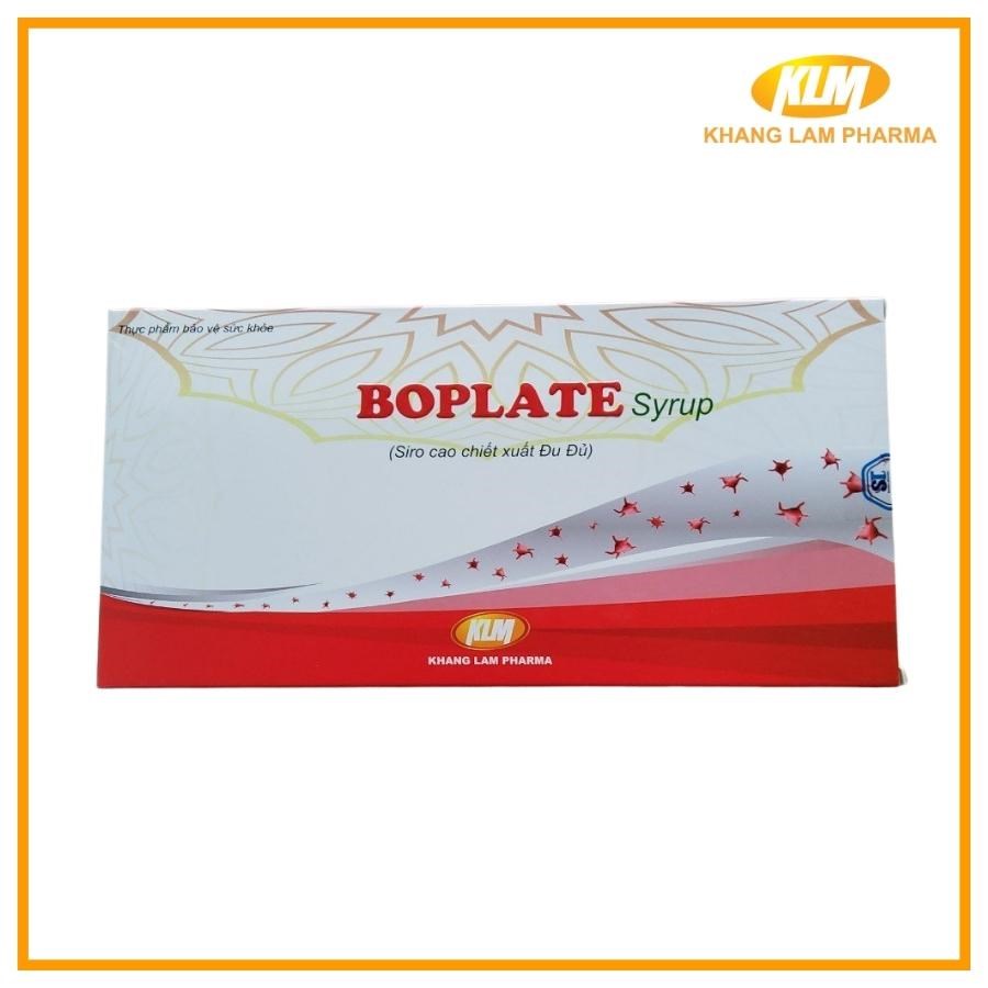 Boplate Syrup - Hỗ trợ người giảm tiểu cầu