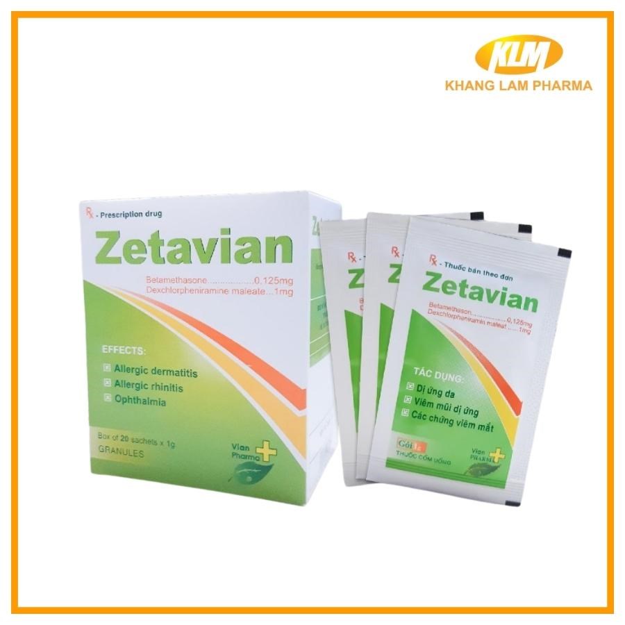 Zetavian - Chỉ định cho các trường hợp phức tạp của dị ứng