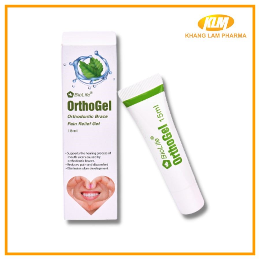 OrthoGel Biolife - Gel giảm đau do viêm loét miệng 