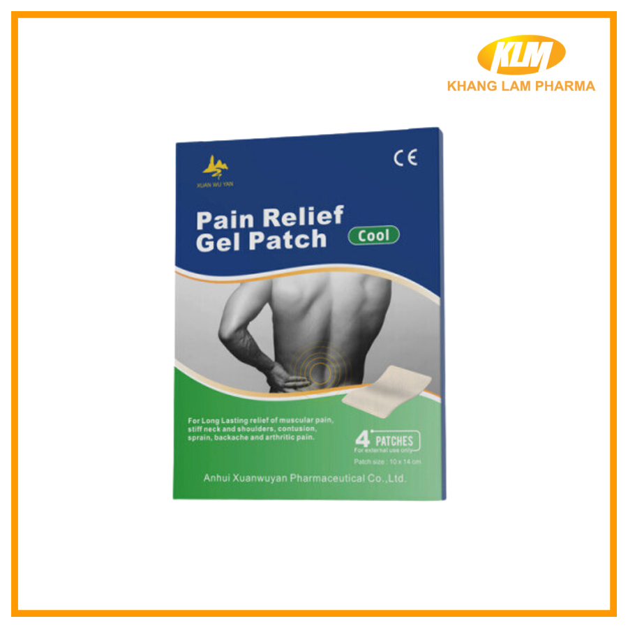 Pain Relief Gel Patch (Cool) - Cao dán lạnh giảm đau cơ khớp