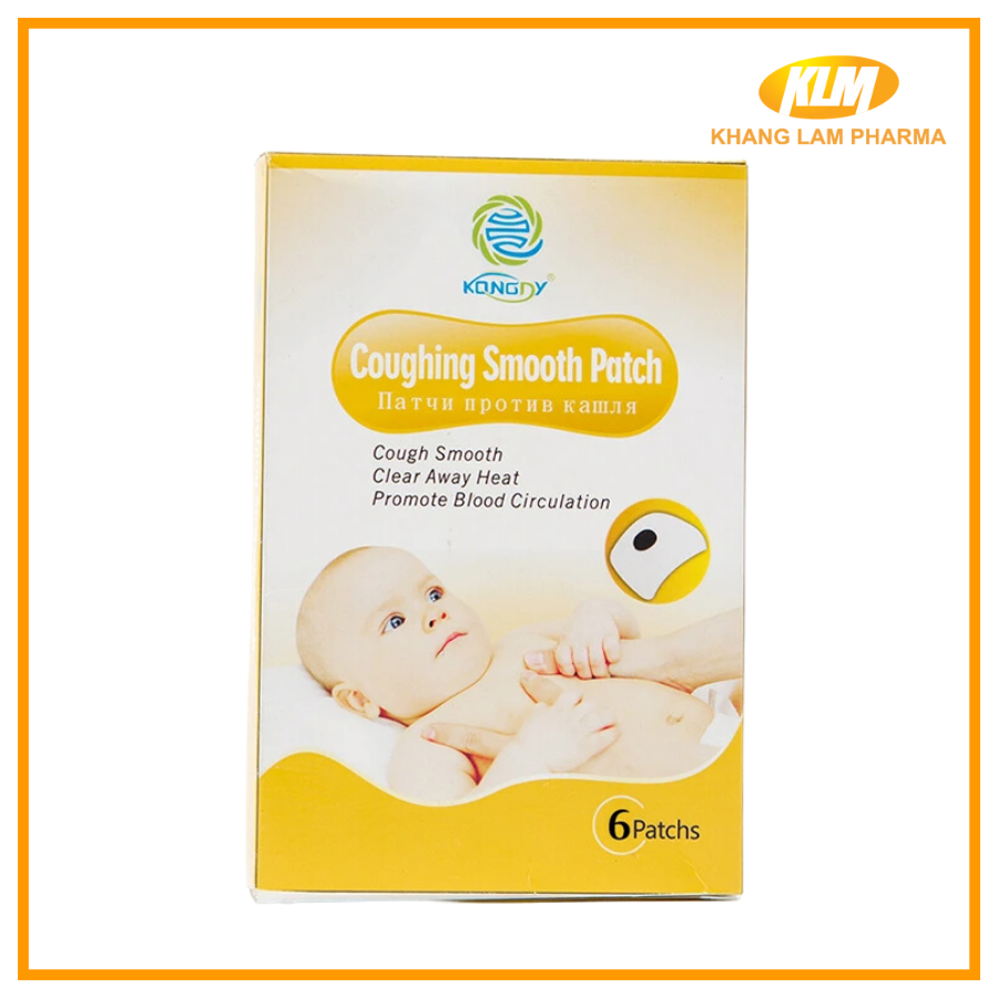Coughing Smooth Patch - Miếng dán thảo dược giảm ho, viêm phế quản cấp ở trẻ em