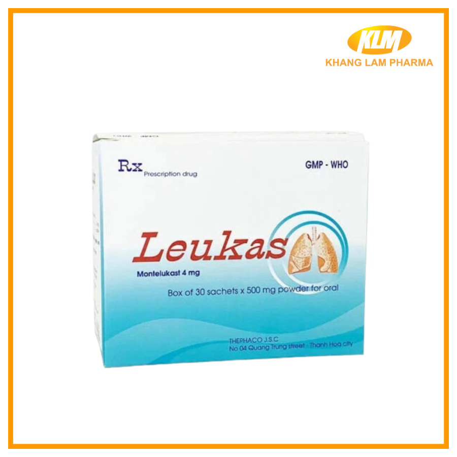 Leukas - Phòng ngừa/ điều trị hen phế quản mãn tính, viêm mũi dị ứng