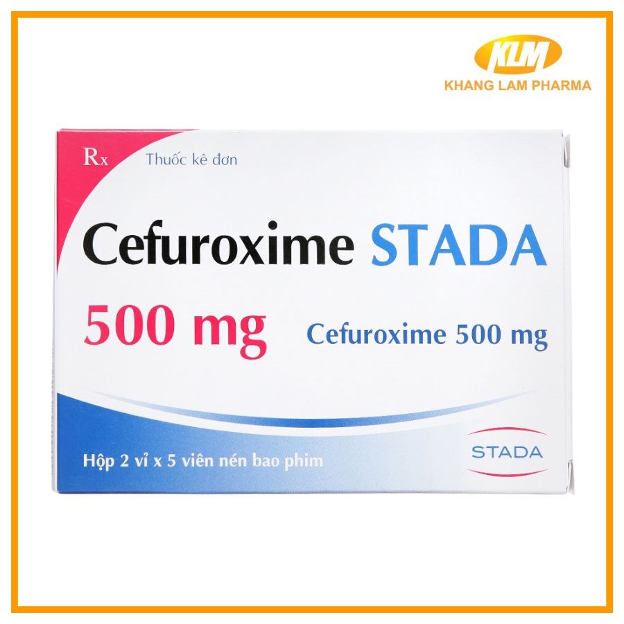 Cefuroxime Stada 500mg - Điều trị nhiễm khuẩn