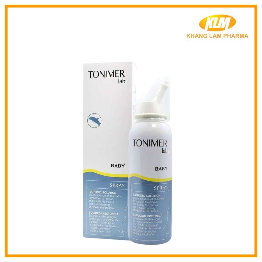 Tonimer Lab Baby Spray - Xịt mũi nước biển làm sạch, thông thoáng mũi dành cho trẻ