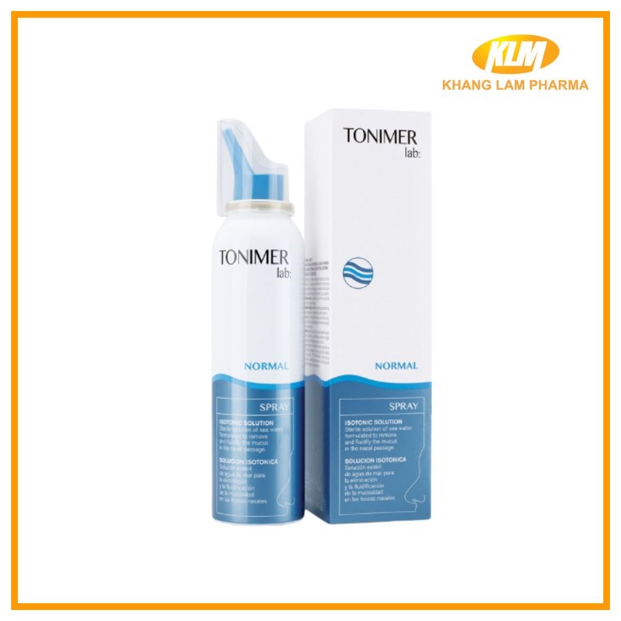 Tonimer Lab Normal Spray - Xịt mũi làm sạch, thông thoáng do khô, nghẹt mũi, cảm lạnh