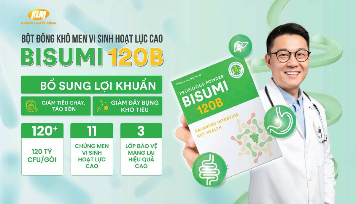 PROBIOTIC POWDER BISUMI - MEN VI SINH HỖ TRỢ TIÊU HÓA