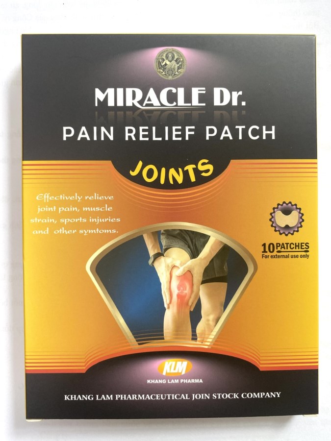 MIRACLE Dr. PAIN RELIEF PATCH JOINTS